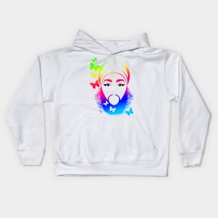 Bearded Lady Kids Hoodie